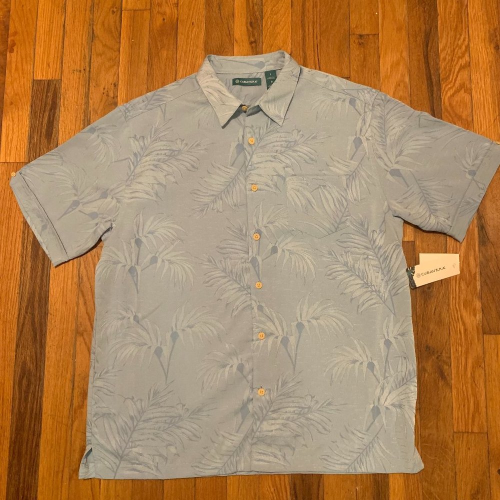 Cubavera short sleeve button down (Large) - new with tags